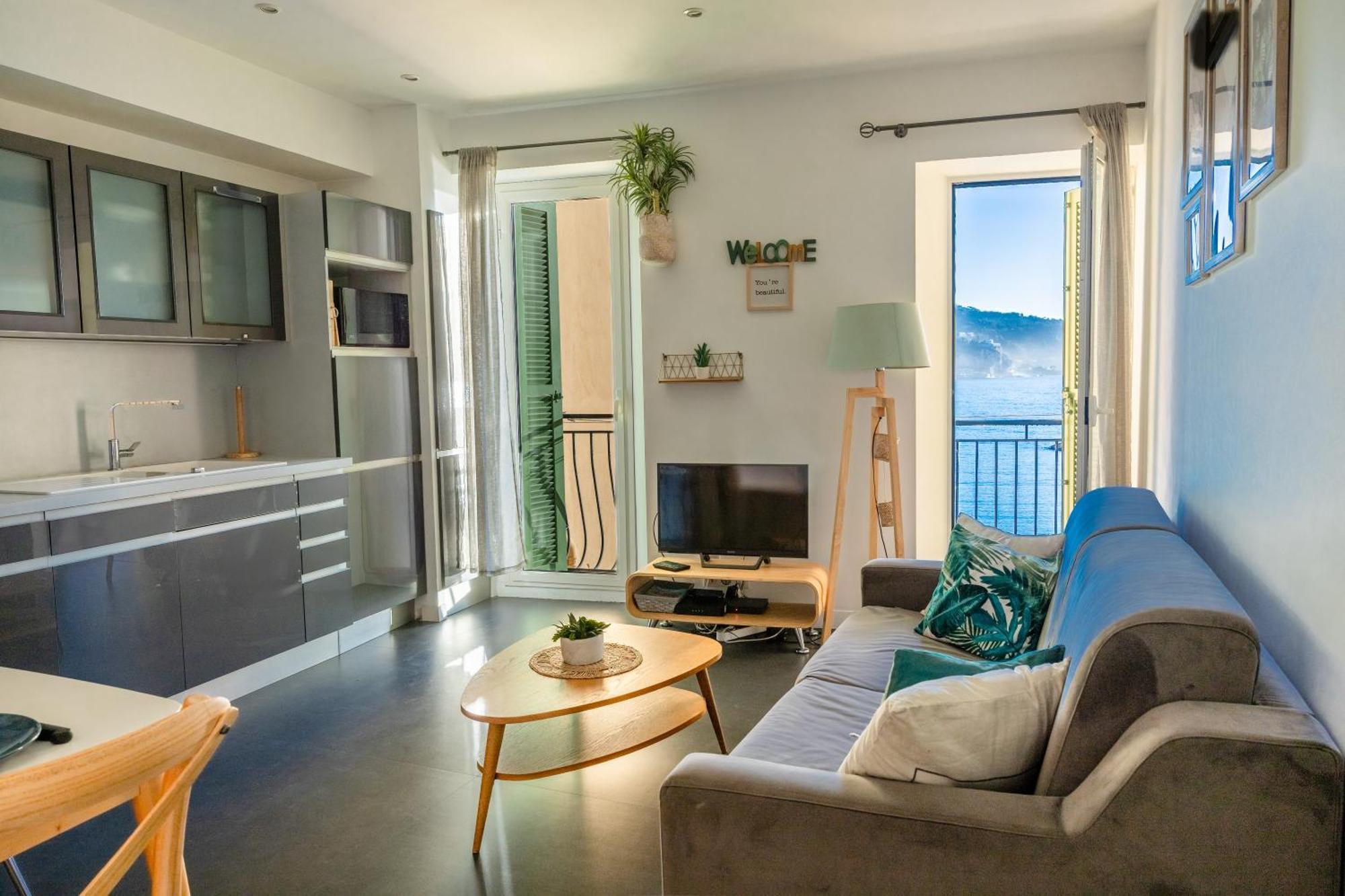 Les Sablettes Lägenhet Menton Exteriör bild