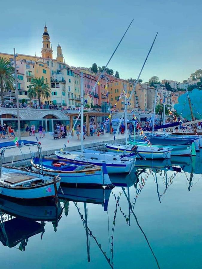 Les Sablettes Lägenhet Menton Exteriör bild